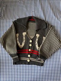 Image 4 of LUCKY HORSESHOE CARDIGANS