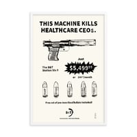 Image 2 of Framed Healthcare Gun Poster