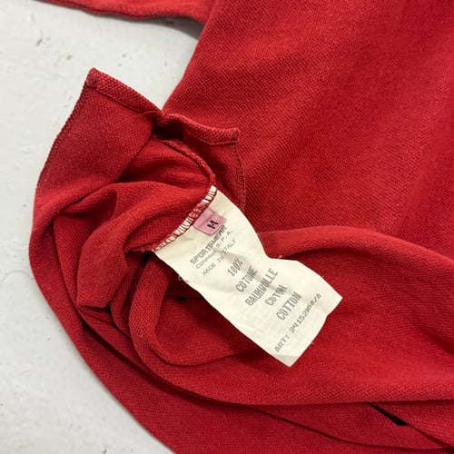 Image of SS 1996 Stone Island Marina 1/4 Zip Up Polo Shirt, Size Large