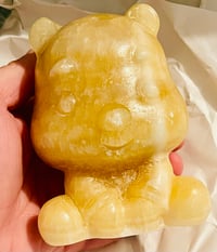 Bear Medium orange calcite 