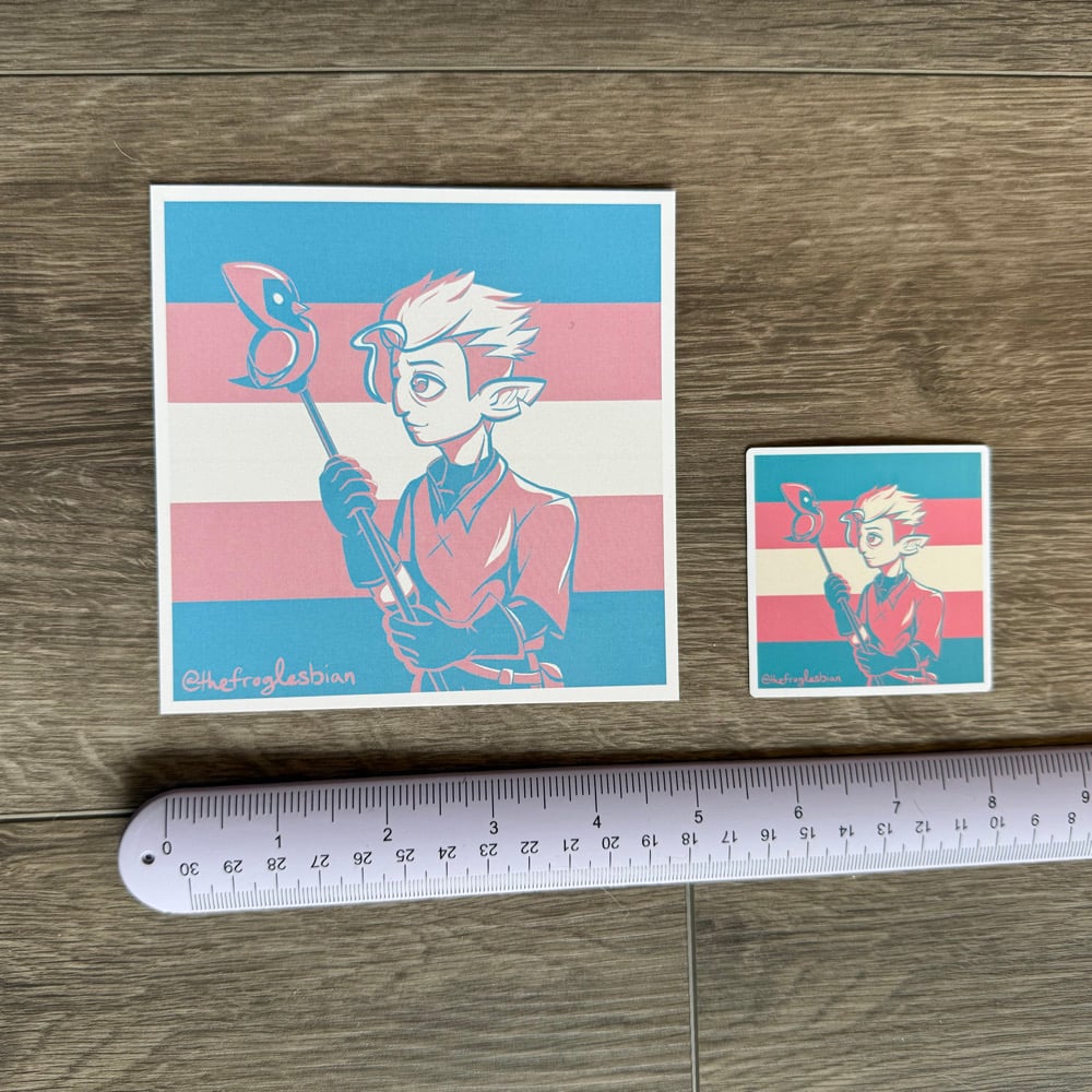 Image of Hunter Trans Flag