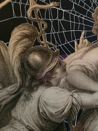 Image 6 of Antique Large Victorian framed 1800’s engraving and preserved web