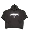 YB Unisex Fleece Black Pullover Hoodie