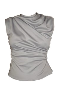 Image 1 of draped skin top