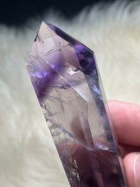 Image 9 of  Phantom Smoky Amethyst Wand #842