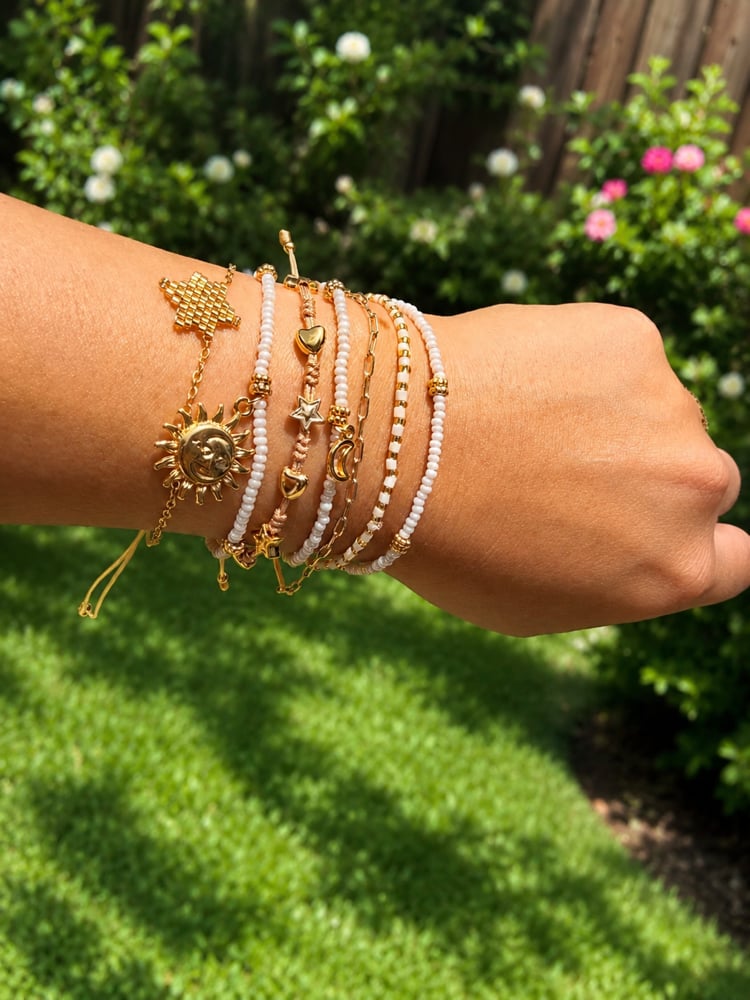 Image of Celestical Charm Bracelet Stack