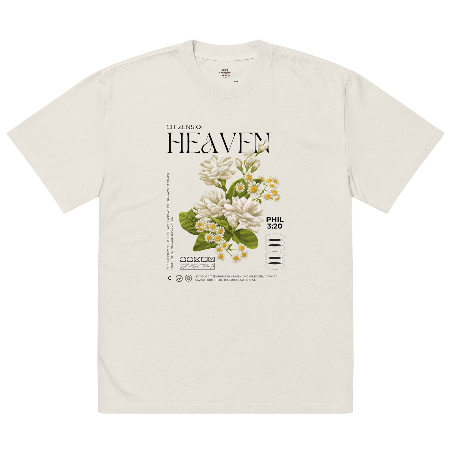 Image of Citizens of Heaven Oversized Tan T-Shirt