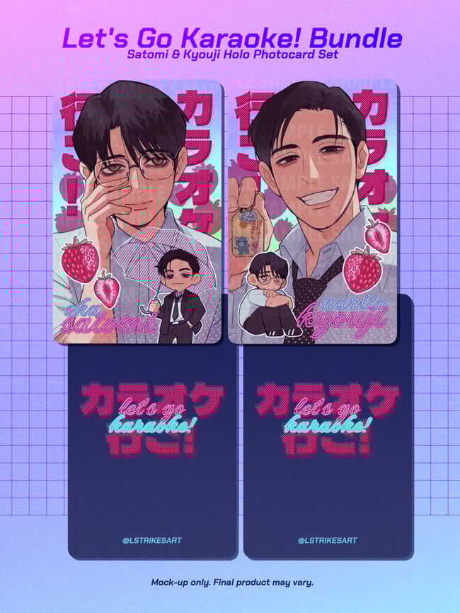 Let's Go Karaoke! Photocards & Standee Bundle