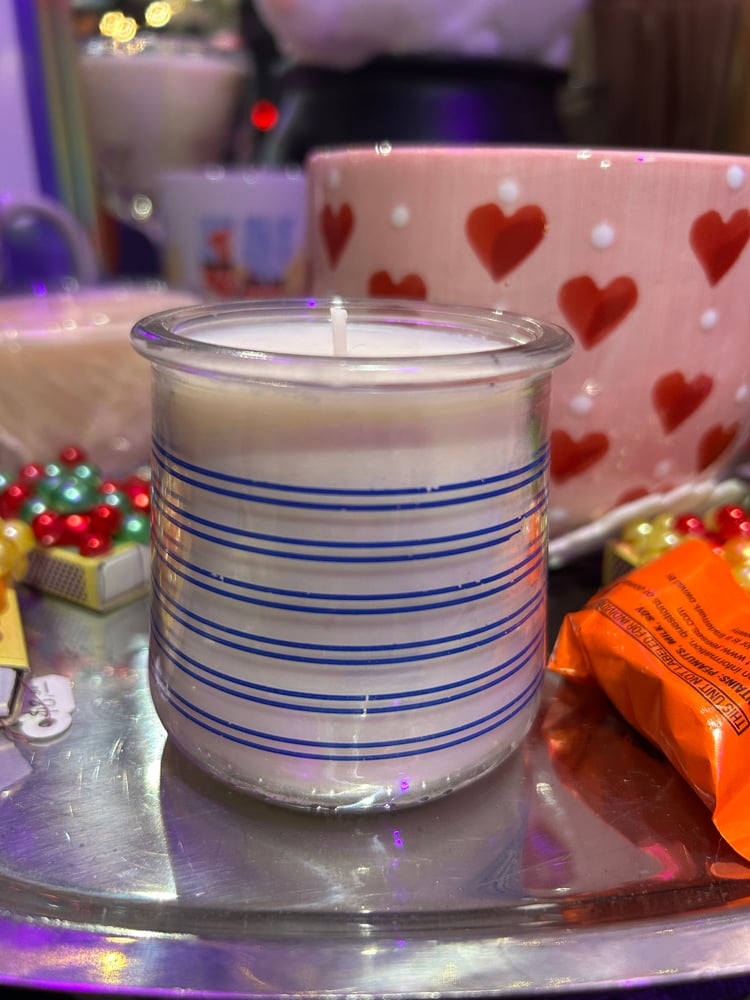 Image of // Blue Stripped Yogurt Cup //