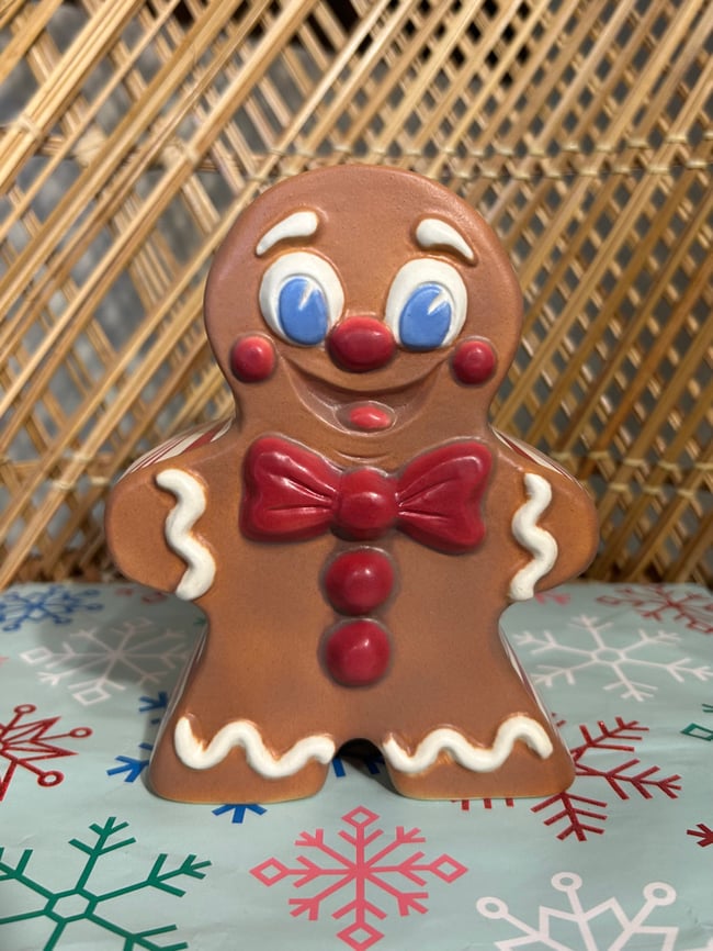 “Skully Olly” 2 sided Gingerbread Man Cocktail Mug