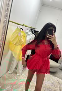 Image 1 of Puff skirt dress 