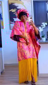 Image 3 of Royal Pink Sunrise Boubou