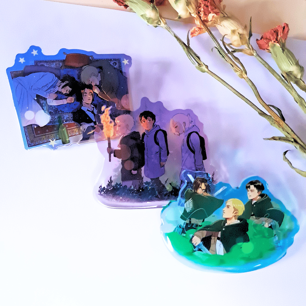 Image of Acrylic pin trios
