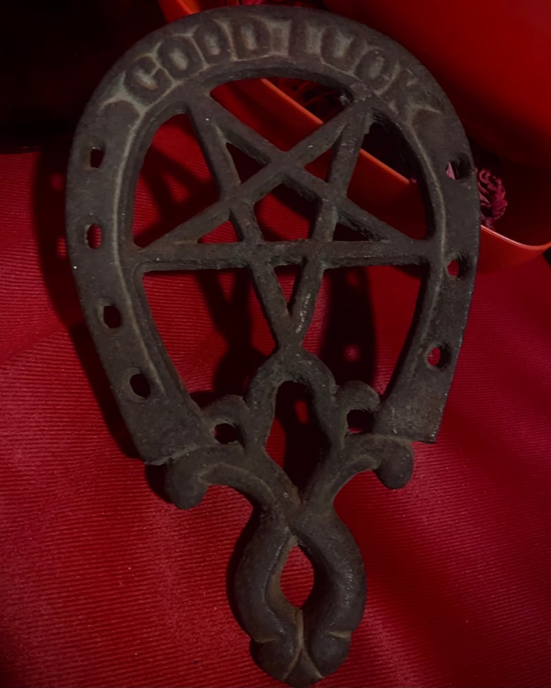 Image of Antique Pentagram Trivet 