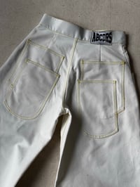 Image 5 of PANT JAPAN ARTISAN WHITE/YELLOW