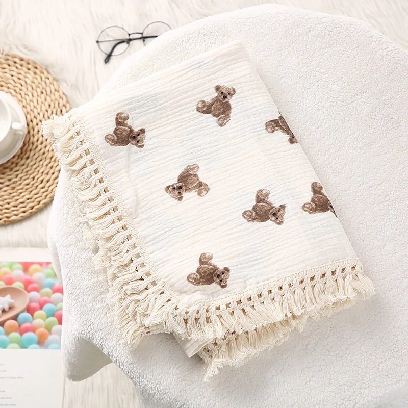 Image of Organic Baby Blanket Muslin 