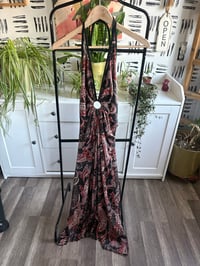 Image 1 of Halter sheer dress 