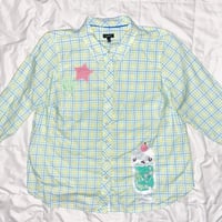 Image 1 of melon soda button up