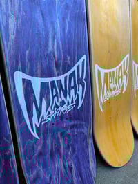 Image 4 of 8.5" Symmetrical Twin Tail Full Shape Popsicle - Excel Skull Graphic 