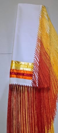 Image 1 of Sunrise Native Shawl with Ribbon
