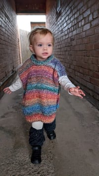 Image 1 of Custom knitted poncho