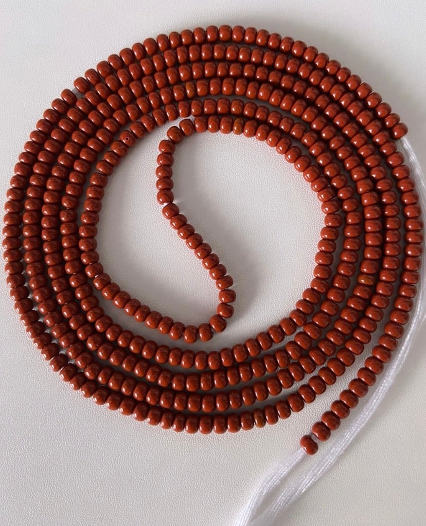 Image of Brown & Bronze Tie on Waistbeads Collection 