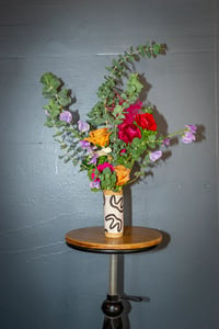 Image 1 of Doodle tube vase