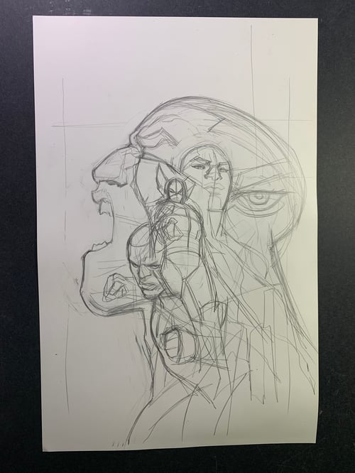 Image of GREEN LANTERN #08 COVER original artist