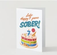 Image 4 of Custom Sober Card