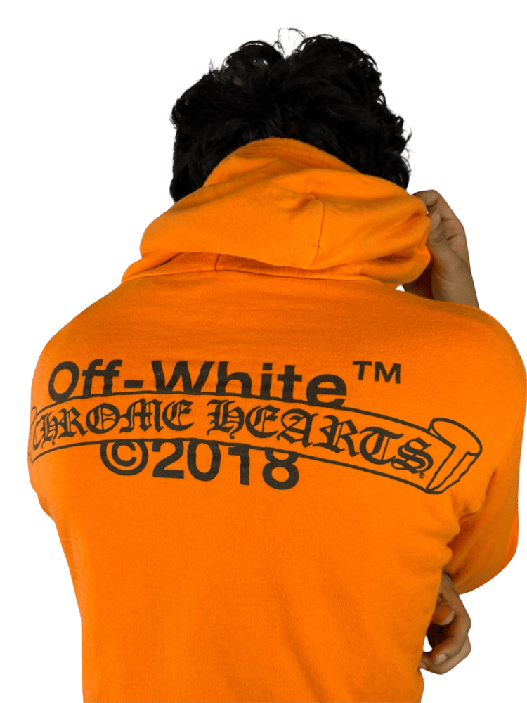 Image of Chrome Hearts Off-White Hoodie 