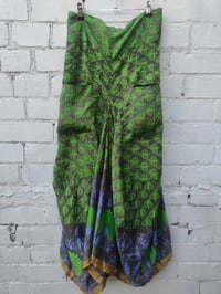 Image 1 of Sula slouch maxi skirt -green and grey