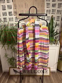 Image 1 of NWT Lord a& Taylor sweater with scarf silk and cotton blend 