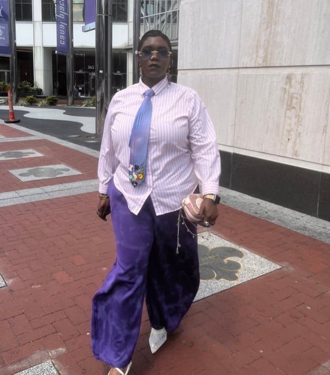 Image of Purple Rayne Rope Pants 