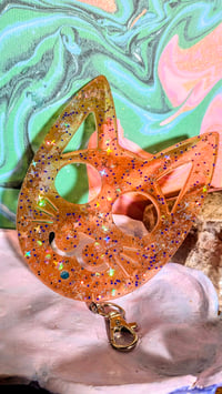 Image 1 of Kitty Clip Keychain in Pink Dreams Mix 💕