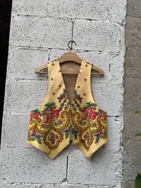 Image 3 of Chaleco feito a man.  foliada 99. Talla L