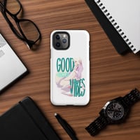 Image 3 of Tough Case for iPhone® - Fox w/ Good Vibes 