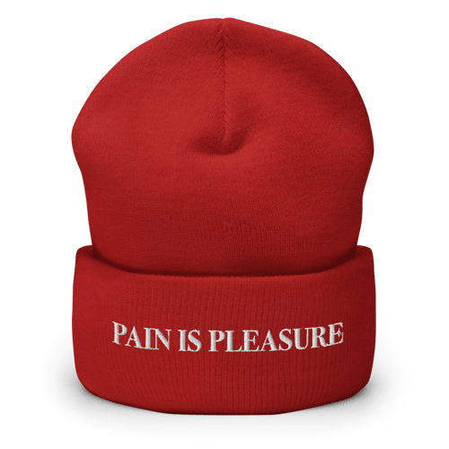 Image of PAIN IS PLEASURE BEANIE