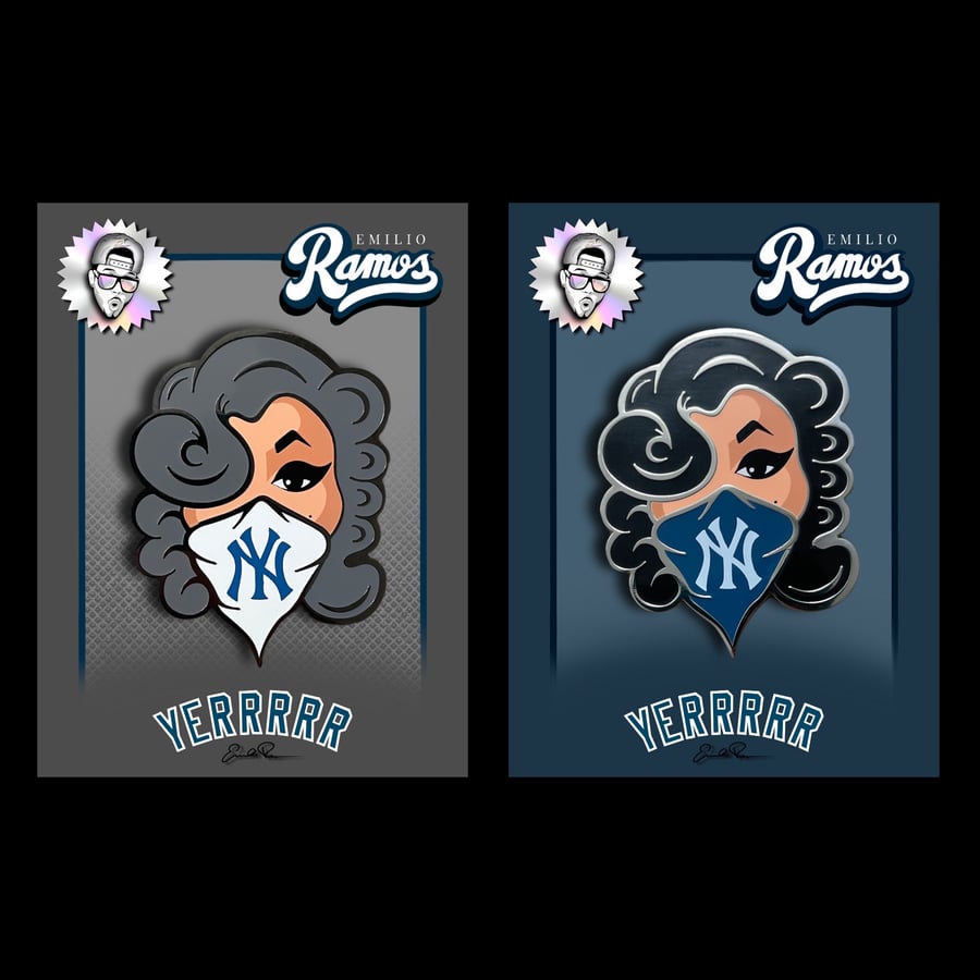 Image of YANKEE COLLECTORS PINS (2in HARD ENAMEL)