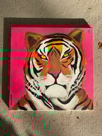 Image 2 of Lion 16x16 canvas