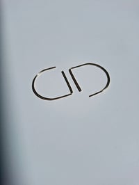 Image 1 of Gold filled hoops