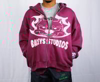 Image 2 of BAKEY'S ACAI ZIP UP HOODIE