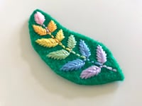 Image 3 of Pastel Rainbow Leaves Patch