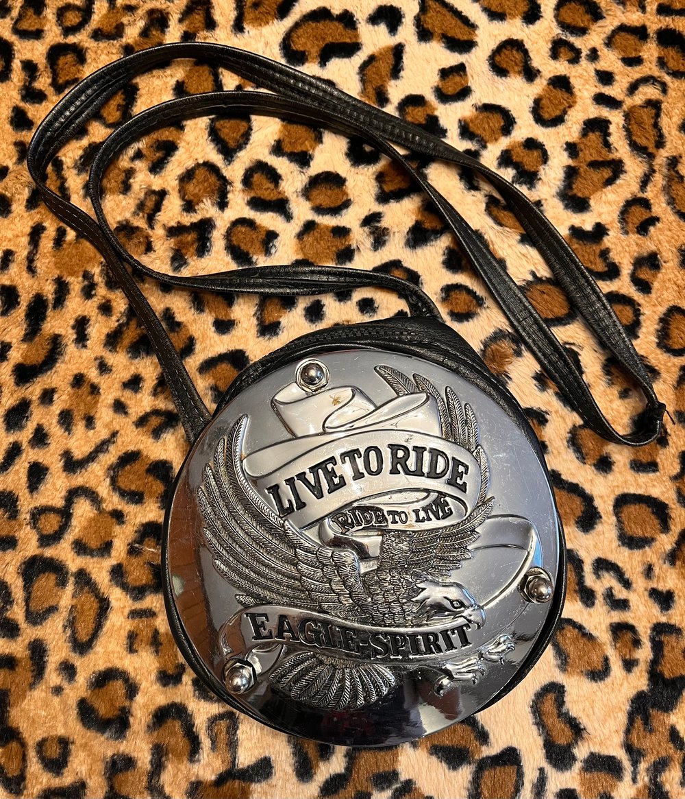 1980’s Vintage “Live to Ride” Crossbody 