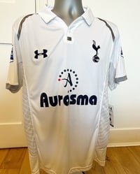 Image 2 of NEW Tottenham Hotspur “BALE 11” 2012/13 Home Shirt + PL patches (L)