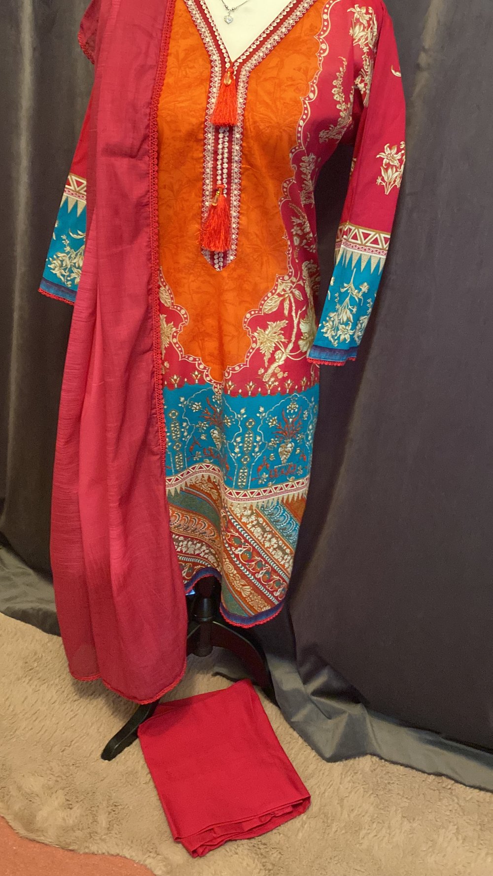 Pink/orange Sana safinaz 