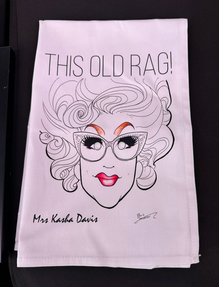 Image of This Old Rag - Mrs Kasha Davis Tea Towel