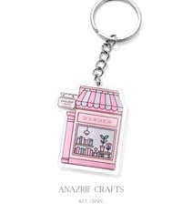 Book Shop Key Chain