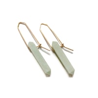 Image 1 of Aventurine Point Earrings