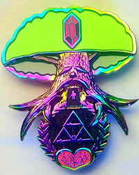Image 2 of Rainbow In The Trees Enamel Pin