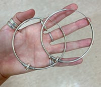 Image 1 of Giant Hoops Earrings 